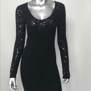 NWOT Victoria Secret Black lace bodycon dress